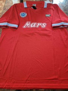 Camiseta Napoli Retro Roja 1988 1989 #10 Maradona