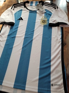 Camiseta adidas Argentina Titular 2022 2023 3 Estrellas - comprar online