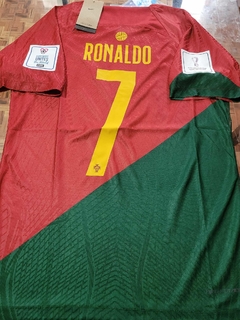 Camiseta Nike Portugal Vaporknit Titular Ronaldo 7 2022 2023 Qatar Match