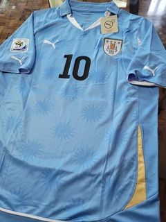 Camiseta Puma Uruguay Retro Titular Forlan 10 2010 Mundial 2010 en internet