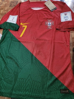Camiseta Nike Portugal Vaporknit Titular Ronaldo 7 2022 2023 Qatar Match - Roda Indumentaria