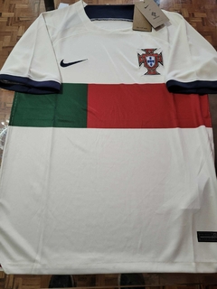 Camiseta Nike Portugal Suplente Blanca 2022 2023 Qatar
