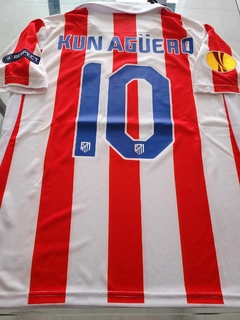 Camiseta Nike Retro Atletico Madrid TItular 2010 2011 Kun Aguero #10