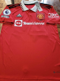 Camiseta Adidas Manchester United Titular Garnacho 49 2022 2023 - Roda Indumentaria