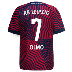 Camiseta Nike Red Bull Leipzig Azul Olmo 7 2023 2024