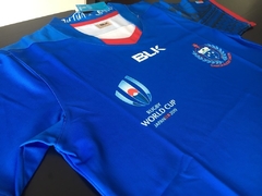 Camiseta BLK Rugby Samoa Azul Mundial Japon 2019 en internet