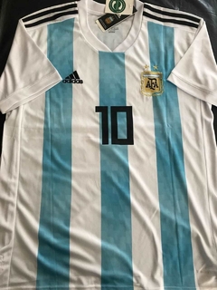 Camiseta Adidas Argentina Retro Titular 2018 Messi #10 - comprar online