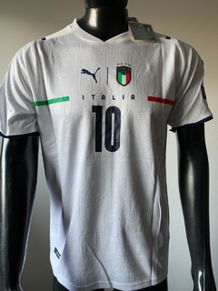 Camiseta Puma Italia Suplente Blanca Insigne #10 2020 2021 en internet