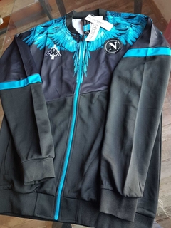 Campera Macron Napoli Italia Negro 2021 No Conjunto - comprar online