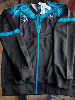 Campera Macron Napoli Italia Negro 2021 No Conjunto