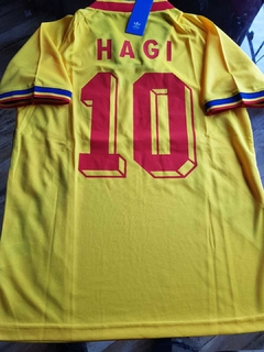 Camiseta adidas Retro Rumania Titular 1994 Hagi #10 - Roda Indumentaria