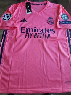 Camiseta adidas Real Madrid Rosa Benzema #9 2020 2021 UCL - comprar online