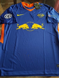 Camiseta Nike RB Leipzig Azul y Naranja 2020 2021