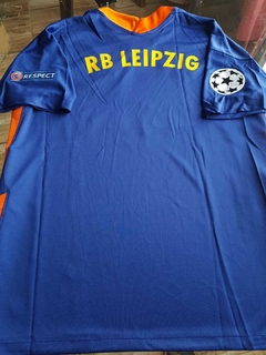 Camiseta Nike RB Leipzig Azul y Naranja 2020 2021 - Roda Indumentaria