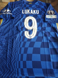 Camiseta Nike Chelsea Titular Lukaku #9 2021 2022 UCL