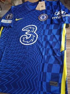 Camiseta Nike Chelsea Titular Lukaku #9 2021 2022 UCL en internet