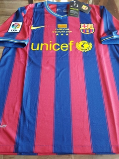 Camiseta Nike Barcelona Retro 2009 2010 Campeones de Europa Catalan