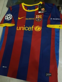 Camiseta Nike Retro Barcelona Titular Xavi 6 2011 - Roda Indumentaria