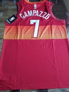 Musculosa Nike Denver Nuggets Roja Campazzo 7 2021 - Roda Indumentaria