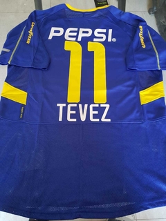 Camiseta Nike Boca Retro Titular 2003 #11 Tevez