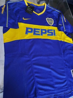 Camiseta Nike Boca Retro Titular 2003 #11 Tevez - Roda Indumentaria