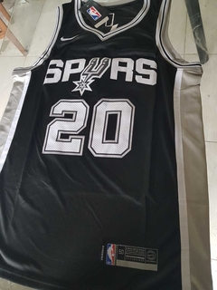 Camiseta Nike San Antonio Spurs MATCH Negra Ginobili 20 - comprar online