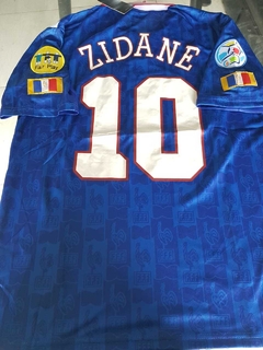 Camiseta adidas Retro Francia Titular 1996 #10 Zidane