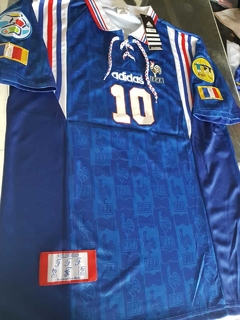 Camiseta adidas Retro Francia Titular 1996 #10 Zidane en internet