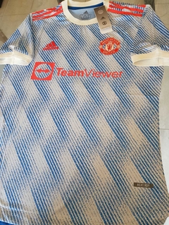 Camiseta adidas Manchester United HeatRdy Suplente Celeste 2021 2022 Match - comprar online