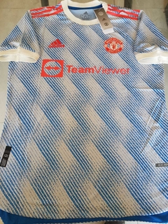 Camiseta adidas Manchester United HeatRdy Suplente Celeste 2021 2022 Match