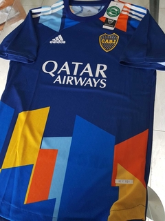 Camiseta adidas HeatRdy Boca Alternativa Suplente Ed. Limitada Barrio La Boca 2020 2021 Match - comprar online