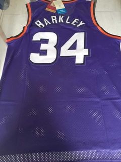 Musculosa Basquet Phoenix Suns Retro Barkley #34 Violeta - Roda Indumentaria