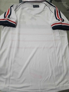 Camiseta adidas Francia retro 1998 Suplente Blanca #RODAINDUMENTARIA - Roda Indumentaria