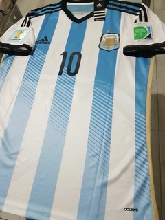 Camiseta adidas Retro Argentina Titular 2014 Messi #10 Mundial 2014 en internet