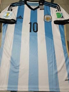 Camiseta adidas Retro Argentina Titular 2014 Messi #10 Mundial 2014 - comprar online