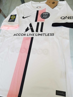 Camiseta Nike Jordan PSG Suplente Blanca 2021 2022 #10 Messi Ligue 1 en internet