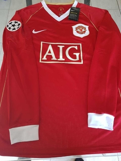 Camiseta adidas Manchester United Manga Larga Retro Ronaldo 7 Titular 2006 2007 - comprar online