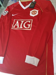 Camiseta adidas Manchester United Manga Larga Retro Ronaldo 7 Titular 2006 2007 en internet