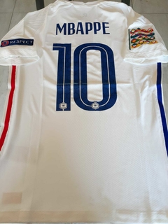 Camiseta Nike Francia MATCH Suplente Blanca Mbappe #10 2020 2021 - Roda Indumentaria