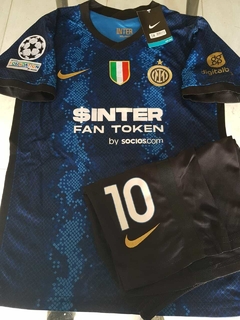 Kit Niño Camiseta + Short Nike Inter Lautaro 10 2021 2022 - comprar online