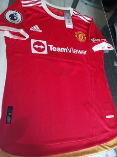 Camiseta adidas Manchester United HeatRdy Titular Pogba 6 2021 2022 Match - Roda Indumentaria