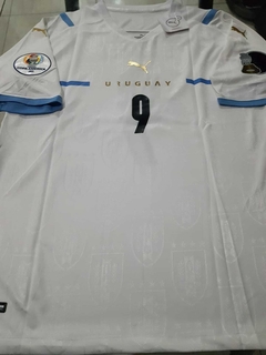 Camiseta Puma Uruguay Suplente Blanca #9 Suarez 2021 2022 - comprar online