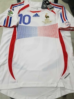 Camiseta adidas Retro Francia Suplente Blanca 2006 Zidane #10 - comprar online