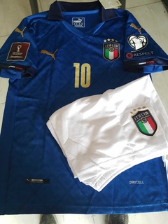 Kit Niño Camiseta + Short Puma Italia Titular Insigne 10 2021 2022 - tienda online