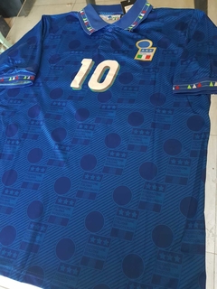 Camiseta Diadora Italia Retro Titular Roberto Baggio #10 1994 en internet