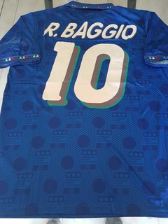 Camiseta Diadora Italia Retro Titular Roberto Baggio #10 1994