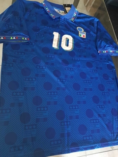 Camiseta Diadora Italia Retro Titular Roberto Baggio #10 1994 - Roda Indumentaria
