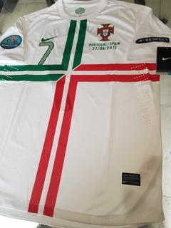Camiseta Nike Portugal Retro Blanca #7 Ronaldo 2012 en internet