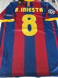 Camiseta Nike Retro Barcelona Titular Iniesta 8 2011