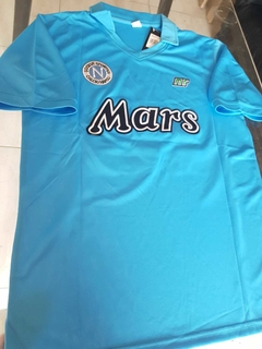 Camiseta Napoli Retro Titular Maradona #10 1987 Mars en internet